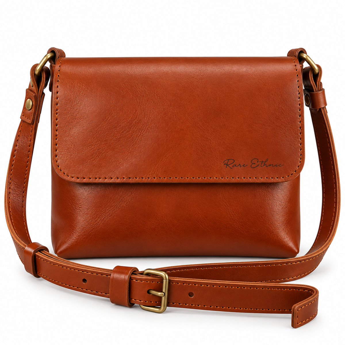 Slim Crossbody - Sienna Brown