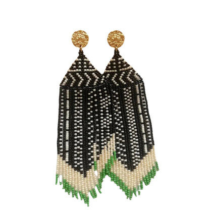 Tribal Queens Beaded Earrings